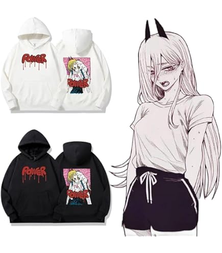 Amazon.co.jp: チェンソーマン パーカー パワー 長袖 power 血の悪魔